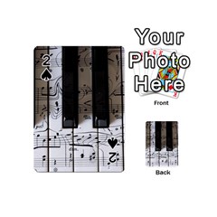 Music Piano Instrument Sheet Playing Cards 54 Designs (mini) by Semog4