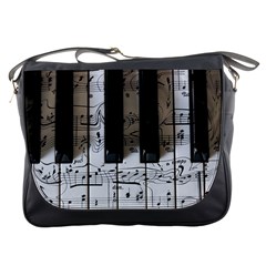 Music Piano Instrument Sheet Messenger Bag by Semog4