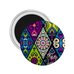Ethnic Pattern Abstract 2.25  Magnets