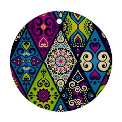 Ethnic Pattern Abstract Ornament (Round)