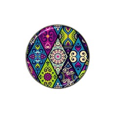 Ethnic Pattern Abstract Hat Clip Ball Marker (4 pack)