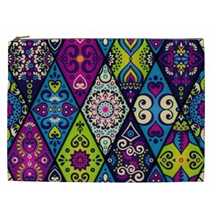 Ethnic Pattern Abstract Cosmetic Bag (XXL)