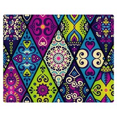 Ethnic Pattern Abstract Two Sides Premium Plush Fleece Blanket (Medium)