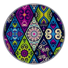 Ethnic Pattern Abstract Wireless Fast Charger(White)