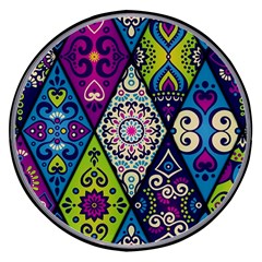 Ethnic Pattern Abstract Wireless Fast Charger(Black)