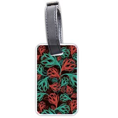 Flower Patterns Ornament Pattern Luggage Tag (one Side) by Semog4