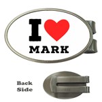 I love mark Money Clips (Oval)  Front