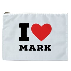 I Love Mark Cosmetic Bag (xxl) by ilovewhateva
