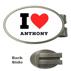 I Love Anthony  Money Clips (oval)  by ilovewhateva