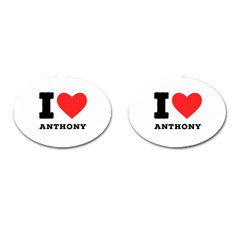 I Love Anthony  Cufflinks (oval) by ilovewhateva