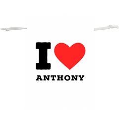 I Love Anthony  Lightweight Drawstring Pouch (xl) by ilovewhateva