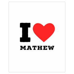 I Love Mathew Drawstring Bag (small) by ilovewhateva