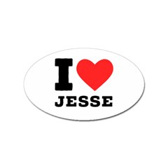 I Love Jesse Sticker Oval (100 Pack) by ilovewhateva