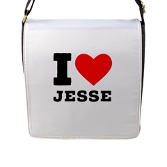 I Love Jesse Flap Closure Messenger Bag (l) by ilovewhateva