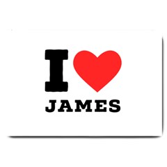 I Love James Large Doormat by ilovewhateva