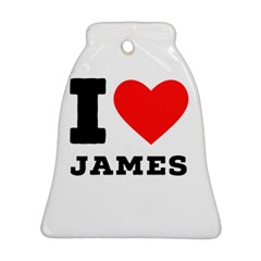 I Love James Ornament (bell) by ilovewhateva