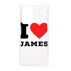 I Love James Samsung Galaxy Note 20 Ultra Tpu Uv Case by ilovewhateva