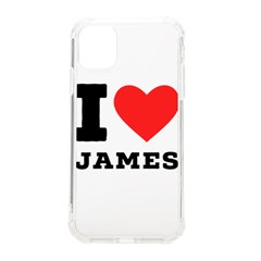 I Love James Iphone 11 Tpu Uv Print Case by ilovewhateva