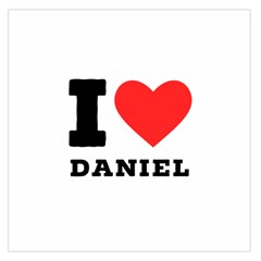 I Love Daniel Square Satin Scarf (36  X 36 ) by ilovewhateva