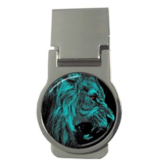 Angry Male Lion Predator Carnivore Money Clips (round)  by Semog4