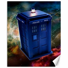 The Police Box Tardis Time Travel Device Used Doctor Who Canvas 16  X 20  by Semog4