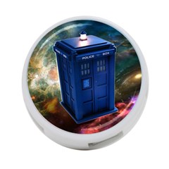 The Police Box Tardis Time Travel Device Used Doctor Who 4-port Usb Hub (two Sides) by Semog4