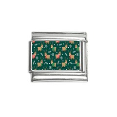 Cute Christmas Pattern Doodle Italian Charm (9mm)