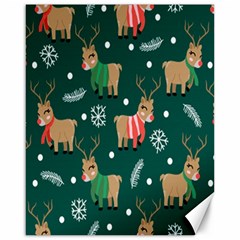 Cute Christmas Pattern Doodle Canvas 16  X 20  by Semog4