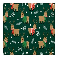 Cute Christmas Pattern Doodle Banner and Sign 3  x 3 