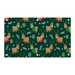 Cute Christmas Pattern Doodle Banner and Sign 5  x 3 
