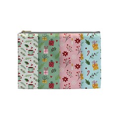 Flat Christmas Pattern Collection Cosmetic Bag (medium) by Semog4