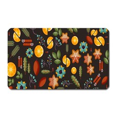 Christmas Seamless Pattern Magnet (rectangular)