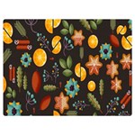 Christmas Seamless Pattern Two Sides Premium Plush Fleece Blanket (Extra Small) 40 x30  Blanket Back