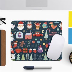 Vector Set Cute Christmas Elements santa-penguin Deer Bear Fox Owl Trees Snowman Bird Angel More Small Mousepad