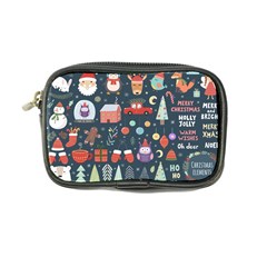 Vector Set Cute Christmas Elements Santa Penguin Deer Bear Fox Owl Trees Snowman Bird Angel More Coin Purse