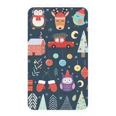 Vector Set Cute Christmas Elements Santa Penguin Deer Bear Fox Owl Trees Snowman Bird Angel More Memory Card Reader (Rectangular)