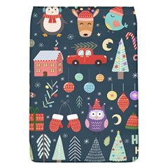 Vector Set Cute Christmas Elements Santa Penguin Deer Bear Fox Owl Trees Snowman Bird Angel More Removable Flap Cover (S)