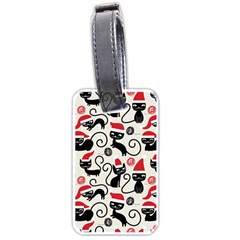Cute Christmas Seamless Pattern Vector Luggage Tag (one side)