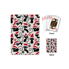 Cute Christmas Seamless Pattern Vector Playing Cards Single Design (Mini)