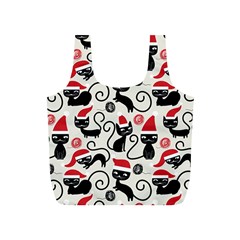 Cute Christmas Seamless Pattern Vector Full Print Recycle Bag (S)