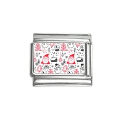 Christmas Themed Seamless Pattern Italian Charm (9mm)