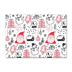 Christmas Themed Seamless Pattern Sticker A4 (100 pack)