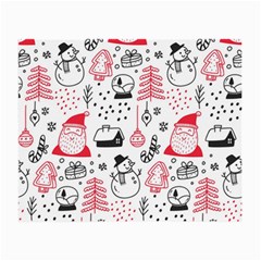 Christmas Themed Seamless Pattern Small Glasses Cloth
