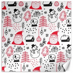 Christmas Themed Seamless Pattern Canvas 16  x 16 