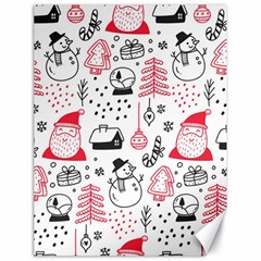Christmas Themed Seamless Pattern Canvas 18  x 24 