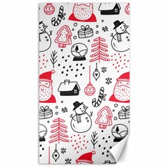Christmas Themed Seamless Pattern Canvas 40  X 72  by Semog4