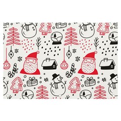 Christmas Themed Seamless Pattern Banner and Sign 6  x 4 