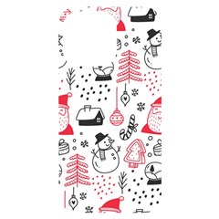Christmas Themed Seamless Pattern iPhone 14 Pro Max Black UV Print Case