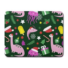 Colorful Funny Christmas Pattern Small Mousepad