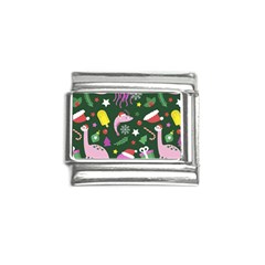 Colorful Funny Christmas Pattern Italian Charm (9mm)